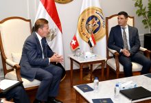 صورة تفاصل لقاء وزير الصناعة يبحث مع سفير سويسرا بالقاهرة