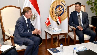 صورة تفاصل لقاء وزير الصناعة يبحث مع سفير سويسرا بالقاهرة