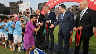 صورة محافظ الجيزة يشهد ختام دوري مراكز الشباب  ويكرّم الفائزين