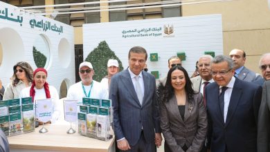 صورة مشاركة مميزة للبنك الزراعي المصري في معرض زهور الربيع وإقبال كبير على جناح البنك في أول يوم