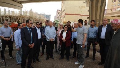 صورة محافظ القاهرة وجولة تفقدية لمدينة الامل الجديدة,بحى شرق مدينة نصر للاطلاع على نمشروع التطوير وسبة تنفيذ الأعمال بها
