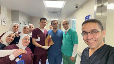 صورة التأمين الصحي الشامل :نجاح استئصال ورم ضخم بمنطقة الحوض “بدون جراحة” بمجمع الشفاء الطبي 