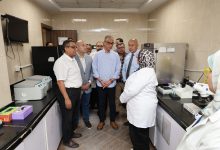 صورة الأنصارى يتفقد مستشفى شبرامنت المركزي للاطلاع على مستوى الخدمات الصحية المقدمة للمواطنين