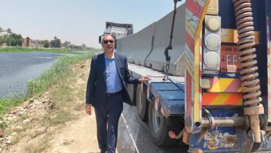 صورة بعد التحرك البرلماني.. بدء أعمال تأمين طريق المريوطية وتركيب الحواجز الخرسانية